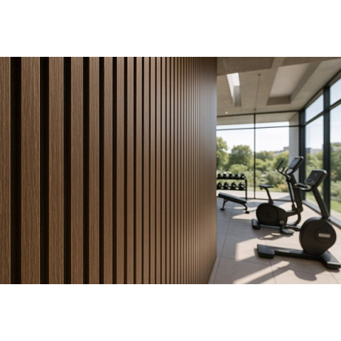 PS PANEL  ΜΕ 3D ΠΗΧΑΚΙΑ 14 RESIDENCE 21/122 mm GOLDEN/BROWN OAK NewPlan 