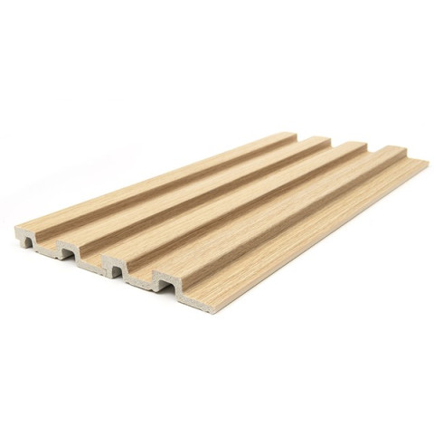 PS PANEL  ΜΕ 3D ΠΗΧΑΚΙΑ 04 RESIDENCE 21/122 mm WHITE OAK NewPlan 