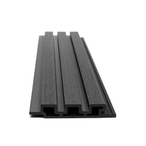 WPC PANEL 2ης ΓΕΝΙΑΣ ΜΕ 3D ΠΗΧΑΚΙΑ 25/147.5mm D.GREY 5570 NewPlan 