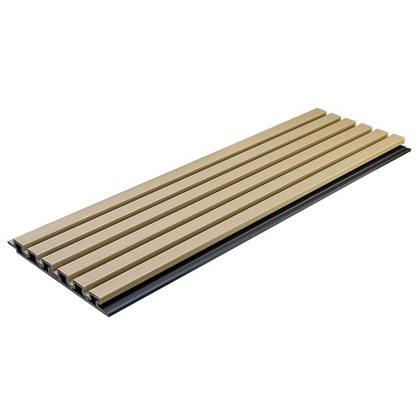 WPC PANEL 2ης ΓΕΝΙΑΣ ΜΕ 3D ΠΗΧΑΚΙΑ 25/147.5mm LIGHT OAK 5550 NewPlan 