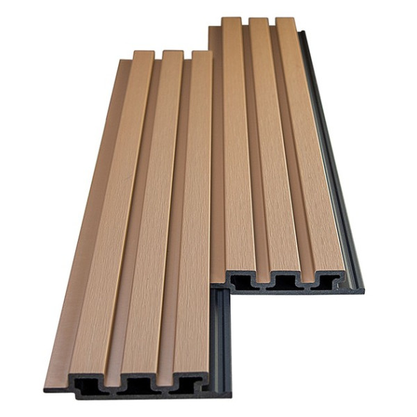 WPC PANEL 2ης ΓΕΝΙΑΣ ΜΕ 3D ΠΗΧΑΚΙΑ 25/147.5mm OAK 5580 NewPlan 