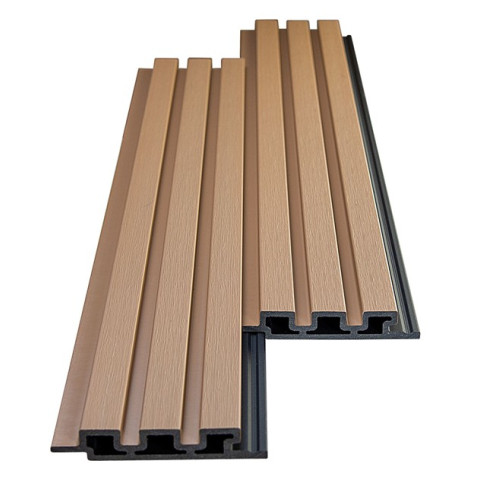 WPC PANEL 2ης ΓΕΝΙΑΣ ΜΕ 3D ΠΗΧΑΚΙΑ 25/147.5mm OAK 5580 NewPlan 