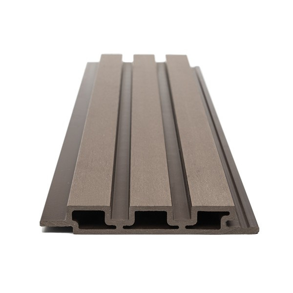 WPC PANEL ΜΕ 3D ΠΗΧΑΚΙΑ 25/176.5mm D.BROWN 8530 NewPlan 