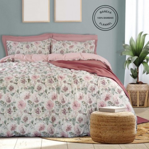 9490 ΣΕΤ ΠΑΠΛΩΜΑΤΟΘΗΚΗ ΜΟΝΗ HAPPY FLANNEL5204850192129