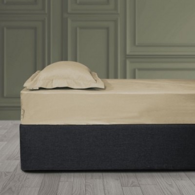 Σεντόνι Γίγας  jersey  με Λάστιχο Naem - Dark Terracotta5206482002258