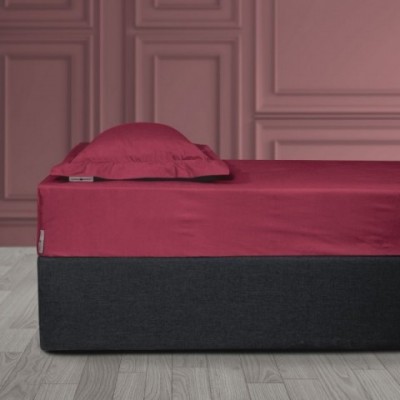 Σεντόνι Γίγας  jersey  με Λάστιχο Naem - Dark Terracotta5206482002258