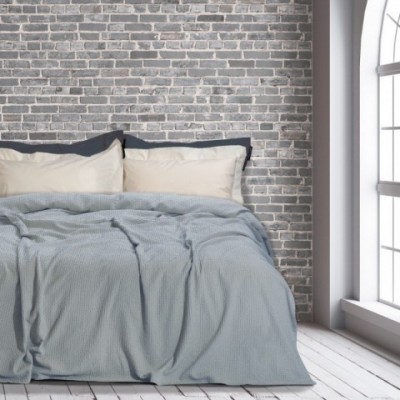 Κουβέρτα πικέ waffle Habit - Graphite 220x240 papyrus