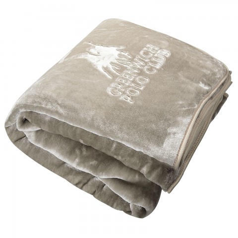 G.P.C. POLO 2494 ΚΟΥΒΕΡΤΑ VELOUR ΥΠΕΡΔΙΠΛΗ μπεζ