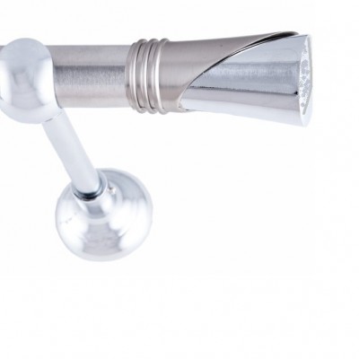 ΚΟΥΡΤΙΝΟΞΥΛΟ BAR STRASS ΧΡΩΜΙΟ FRANS  Φ25 ΝΙΚΕΛ ΜΑΤ ΜΕ ΧΡΩΜΙΟ  ΕΞΑΡΤΗΜΑΤΑ