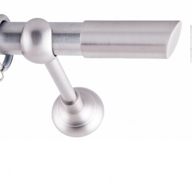 ΚΟΥΡΤΙΝΟΞΥΛΟ BAR STRASS ΧΡΩΜΙΟ FRANS  Φ25 ΝΙΚΕΛ ΜΑΤ ΜΕ ΧΡΩΜΙΟ  ΕΞΑΡΤΗΜΑΤΑ