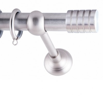 ΚΟΥΡΤΙΝΟΞΥΛΟ BAR STRASS ΧΡΩΜΙΟ FRANS  Φ25 ΝΙΚΕΛ ΜΑΤ ΜΕ ΧΡΩΜΙΟ  ΕΞΑΡΤΗΜΑΤΑ