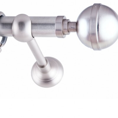 ΚΟΥΡΤΙΝΟΞΥΛΟ AMORE FRANS  Φ25 ΝΙΚΕΛ ΜΑΤ ΜΕ ΧΡΩΜΙΟ ΕΞΑΡΤΗΜΑΤΑ