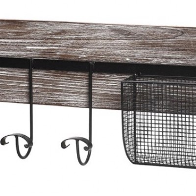 Φρουτιέρα Μεταλλική Καφέ 22x22x47 MTT253 - ESPIEL 2