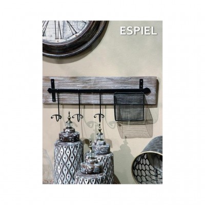 Φρουτιέρα Μεταλλική Καφέ 22x22x47 MTT253 - ESPIEL