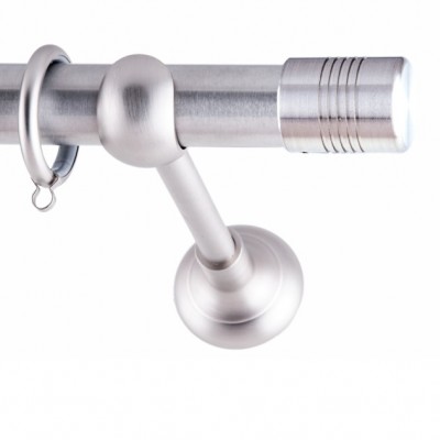 ΚΟΥΡΤΙΝΟΞΥΛΟ AMORE FRANS  Φ25 ΝΙΚΕΛ ΜΑΤ ΜΕ ΧΡΩΜΙΟ ΕΞΑΡΤΗΜΑΤΑ