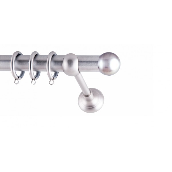 ΚΟΥΡΤΙΝΟΞΥΛΟ BILIA FRANS  Φ25 ΝΙΚΕΛ ΜΑΤ ΜΕ ΝΙΚΕΛ ΜΑΤ ΕΞΑΡΤΗΜΑΤΑ