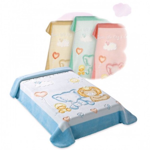 Κουβέρτα Βρεφική  BELPA 547 Μπλε