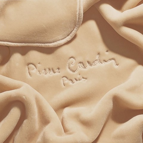 Κουβέρτα Βελουτέ Pierre Cardin NANCY 545  King Size 240x260 Μπεζ