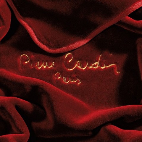 Κουβέρτα Βελουτέ Pierre Cardin NANCY 545  King Size 240x260 Μπορντώ