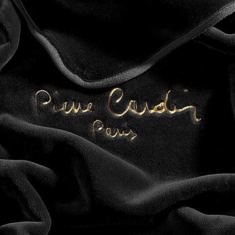 Κουβέρτα Βελουτέ Pierre Cardin NANCY 545 Υπέρδιπλη 220x240 Μαύρο