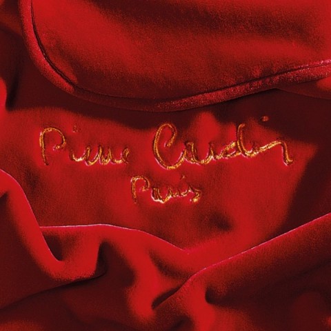 Κουβέρτα Βελουτέ Pierre Cardin NANCY 545 Υπέρδιπλη 220x240 Κόκκινο