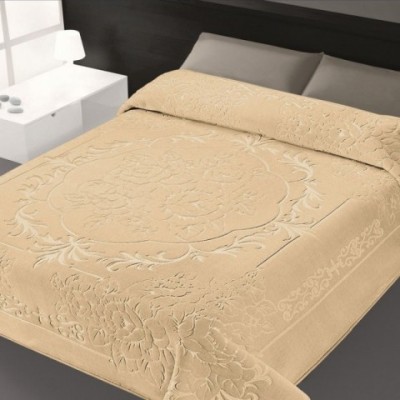 Κουβέρτα Βελουτέ Pierre Cardin NANCY 545 Υπέρδιπλη 220x240 Γαλάζιο