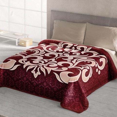 Κουβέρτα Βελουτέ BELPLA 289 Υπέρδιπλη 220x240 Κόκκινο