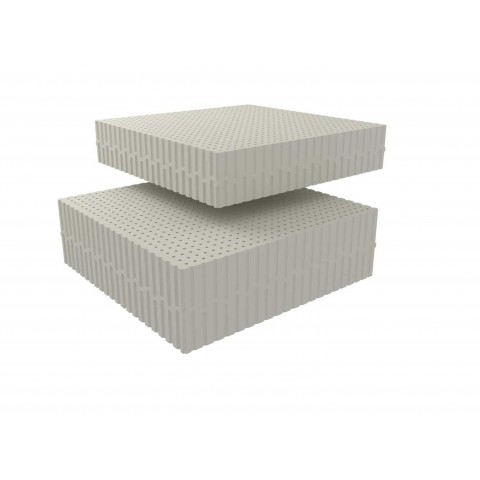 EXCLUSIVE GRAY  PREMIUM RANGE   ΣΤΡΩΜΑ ME LATEX DUNLOPILLO