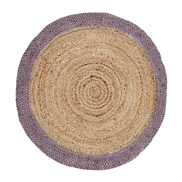 ΠΛΕΚΤΟ ΣΤΡΟΓΓΥΛΟ ΧΑΛΑΚΙ ΓΙΟΥΤΑ ΜΕ ΓΚΡΙ  ΦΑΣΑ - ΔΙΑΜ.100cm