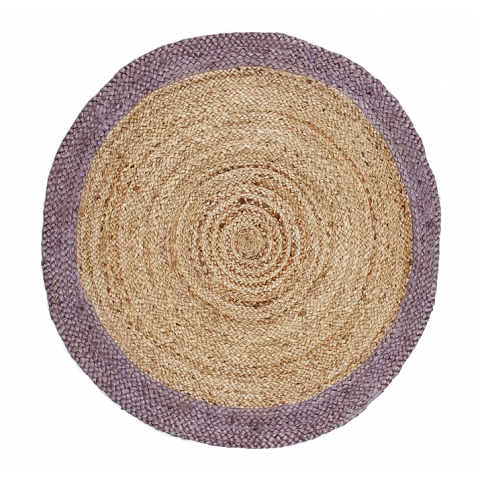 ΠΛΕΚΤΟ ΣΤΡΟΓΓΥΛΟ ΧΑΛΑΚΙ ΓΙΟΥΤΑ ΜΕ ΓΚΡΙ  ΦΑΣΑ - ΔΙΑΜ.100cm