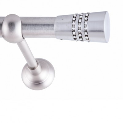 ΚΟΥΡΤΙΝΟΞΥΛΟ THREE RINGS STRASS  FRANS  Φ25 ΝΙΚΕΛ ΜΑΤ ΜΕ NIKEK MAT    ΕΞΑΡΤΗΜΑΤΑ