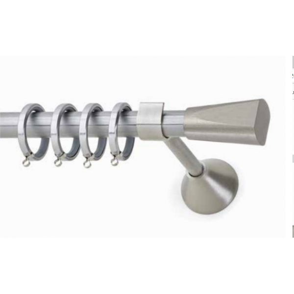 inox κουρτινόβεργα Dream Φ20  Νίκελ σατινέ