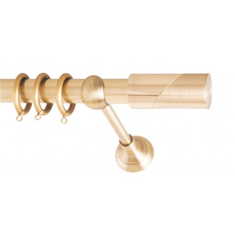 ΚΟΥΡΤΙΝΟΞΥΛΟ RETRO FRANS  Φ25 ΟΡΟ ΜΑΤ