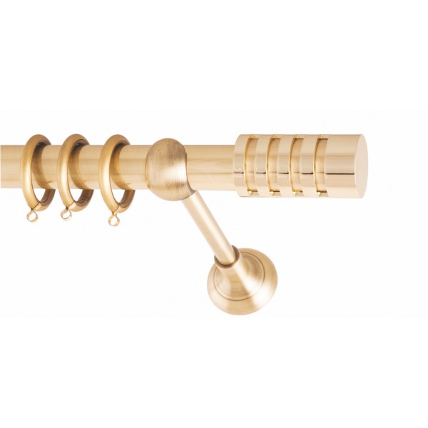 ΚΟΥΡΤΙΝΟΞΥΛΟ RIGOTO FRANS  Φ25 ΟΡΟ ΜΑΤ ΧΡΥΣΟ