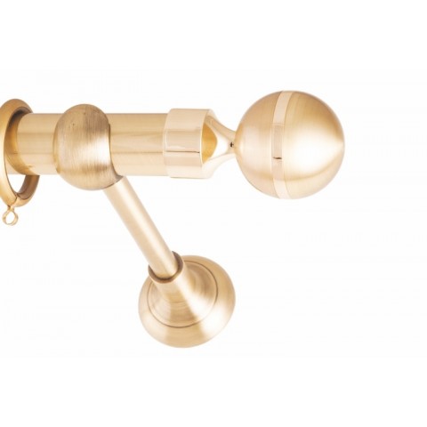 ΚΟΥΡΤΙΝΟΞΥΛΟ PACIFIC FRANS  Φ25 ΟΡΟ ΜΑΤ ΧΡΥΣΟ