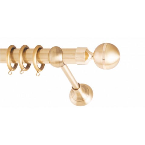 ΚΟΥΡΤΙΝΟΞΥΛΟ PACIFIC FRANS  Φ25 ΟΡΟ ΜΑΤ ΧΡΥΣΟ