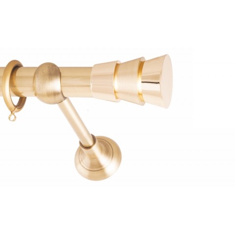 ΚΟΥΡΤΙΝΟΞΥΛΟ TRIPLO FRANS  Φ25 ΟΡΟ ΜΑΤ ΧΡΥΣΟ