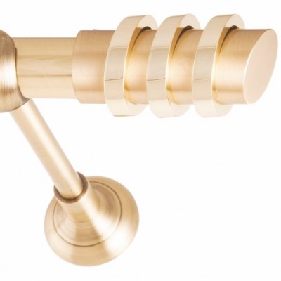 ΚΟΥΡΤΙΝΟΞΥΛΟ AMORE FRANS  Φ25 ΟΡΟ ΜΑΤ ΧΡΥΣΟ