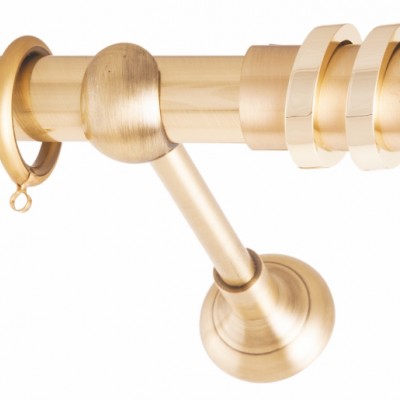 ΚΟΥΡΤΙΝΟΞΥΛΟ AMORE FRANS  Φ25 ΟΡΟ ΜΑΤ ΧΡΥΣΟ 2