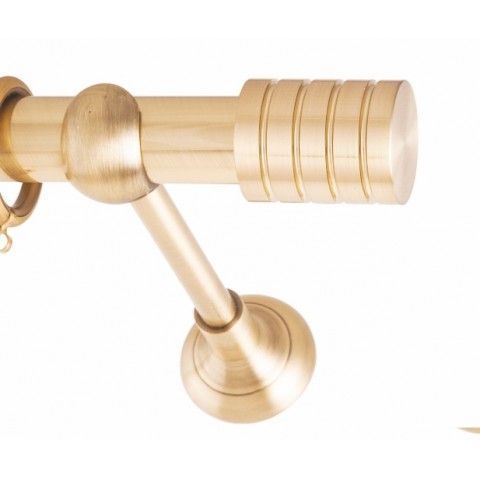 ΚΟΥΡΤΙΝΟΞΥΛΟ BAR FRANS  Φ25 ΟΡΟ ΜΑΤ ΧΡΥΣΟ