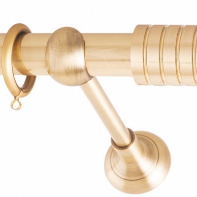 ΚΟΥΡΤΙΝΟΞΥΛΟ BAR STRASS ΧΡΩΜΙΟ FRANS  Φ25 ΝΙΚΕΛ ΜΑΤ ΜΕ ΧΡΩΜΙΟ  ΕΞΑΡΤΗΜΑΤΑ 2