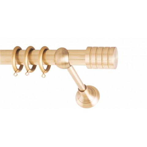 ΚΟΥΡΤΙΝΟΞΥΛΟ BAR FRANS  Φ25 ΟΡΟ ΜΑΤ ΧΡΥΣΟ