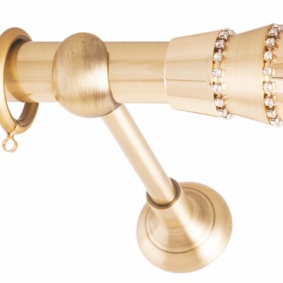 ΚΟΥΡΤΙΝΟΞΥΛΟ DIVA FRANS  Φ25 ΟΡΟ ΜΑΤ ΧΡΥΣΟ 2