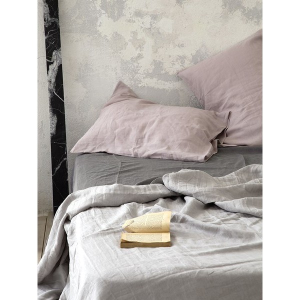 Μαξιλαροθήκες Linen - White