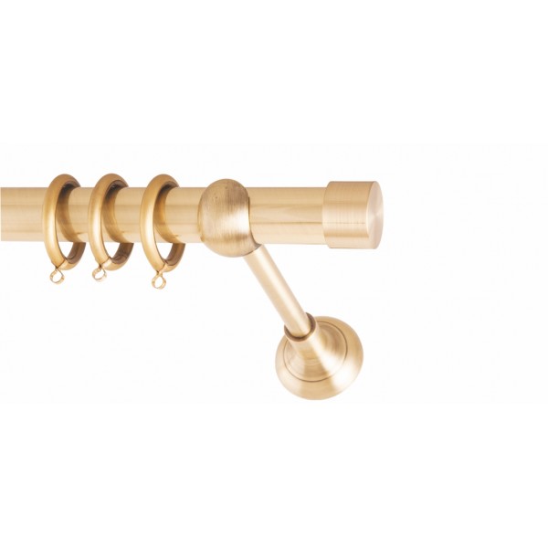 ΚΟΥΡΤΙΝΟΞΥΛΟ TAPA FRANS  Φ25 ΟΡΟ ΜΑΤ ΧΡΥΣΟ