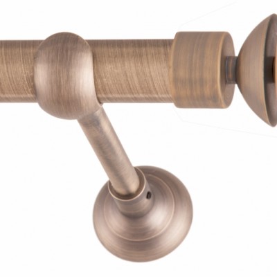 ΚΟΥΡΤΙΝΟΞΥΛΟ AMORE FRANS  Φ25 ΟΡΟ ΜΑΤ ΧΡΥΣΟ 2