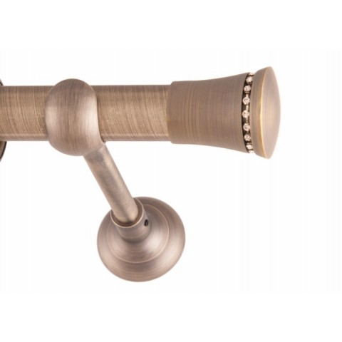 ΚΟΥΡΤΙΝΟΞΥΛΟ  ELIZ STRASS STRASS FRANS  Φ25 ANTIK