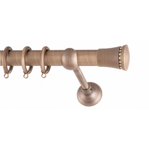 ΚΟΥΡΤΙΝΟΞΥΛΟ  ELIZ STRASS STRASS FRANS  Φ25 ANTIK