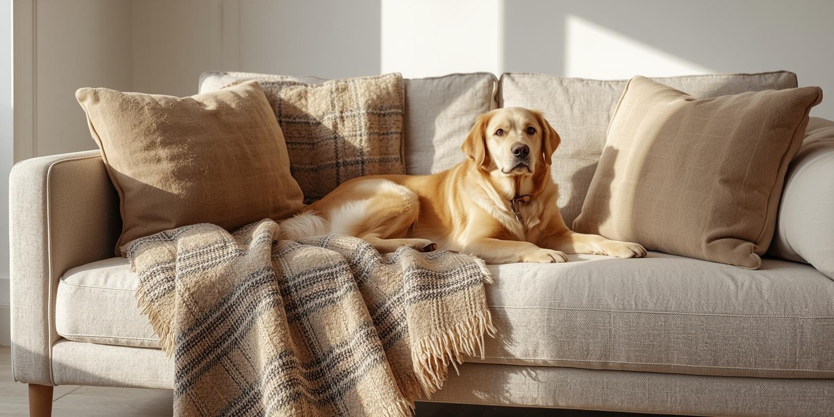 Ριχτάρι Tartan Pet Friendly – Αντιβακτηριακό, Ανθεκτικό & Άνετο για Καναπέδες | Protasihome